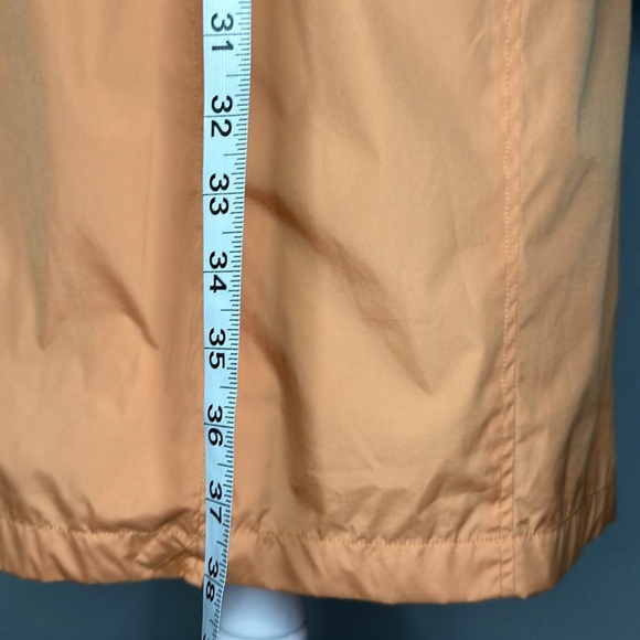 Kenneth Cole Women’s Spring Trench Coat Lightweight Pastel Orange Sherbet XS - Picture 12 of 12